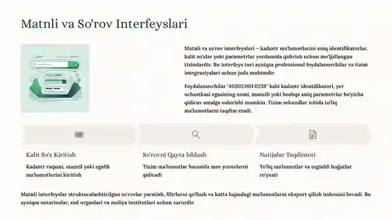 Kadastrda Foydalanuvchi Interfeyslarining Turlari 4