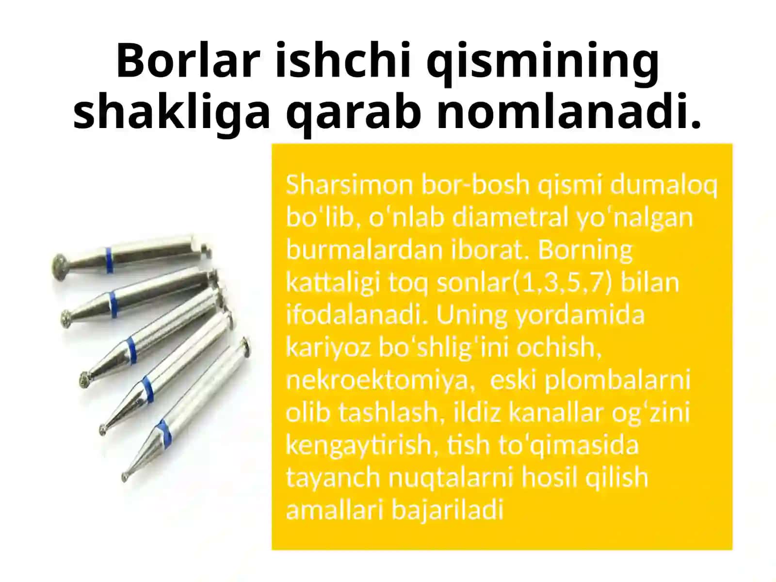 Stomatologik borlar 4