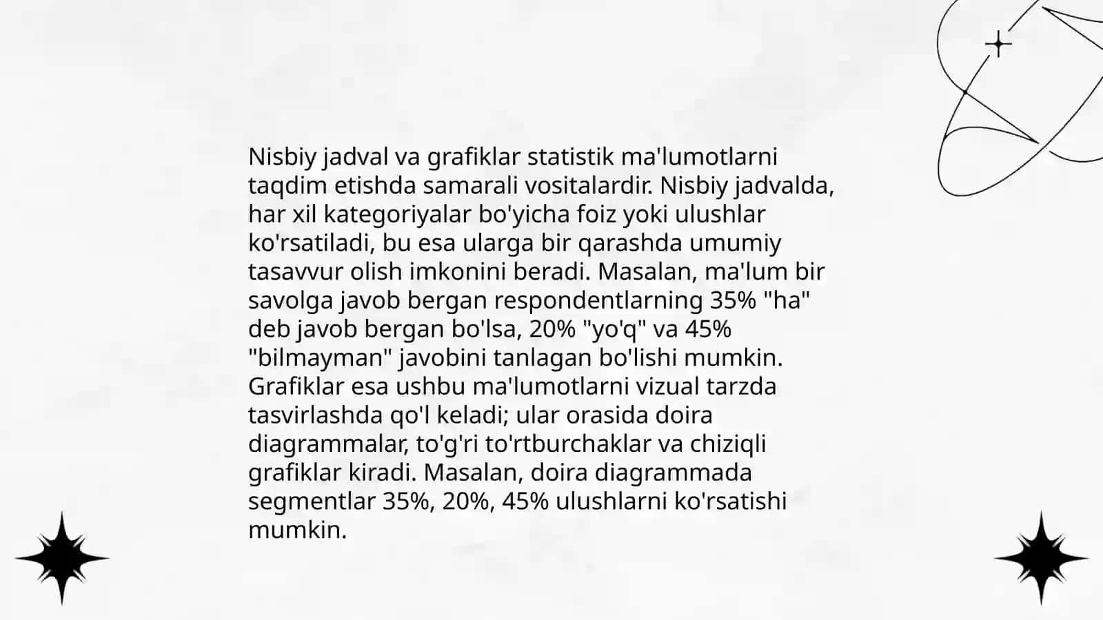 Nisbiy qiymatlar 4