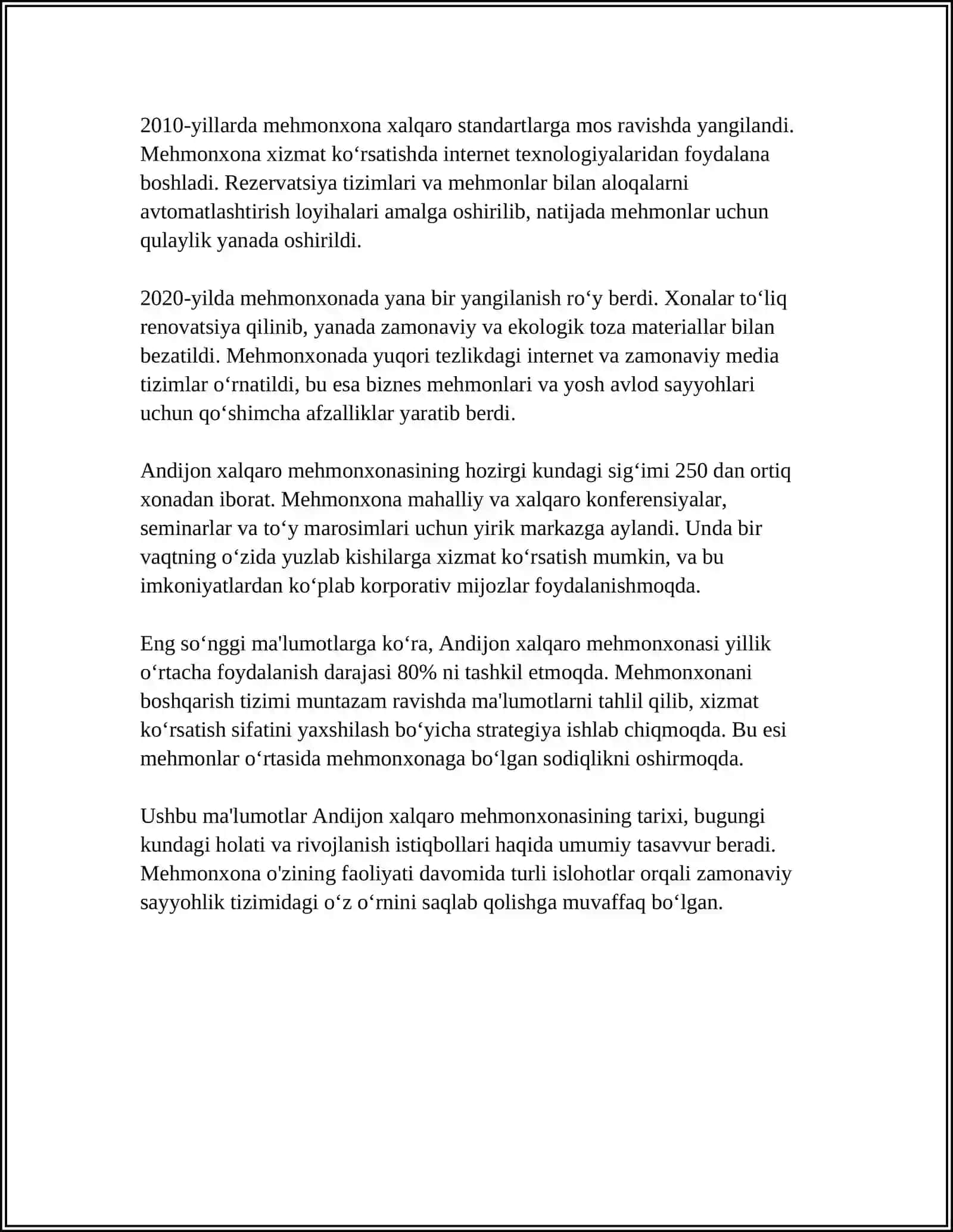 ANDIJON INTERNETIONAL MEHMONXONASI 4