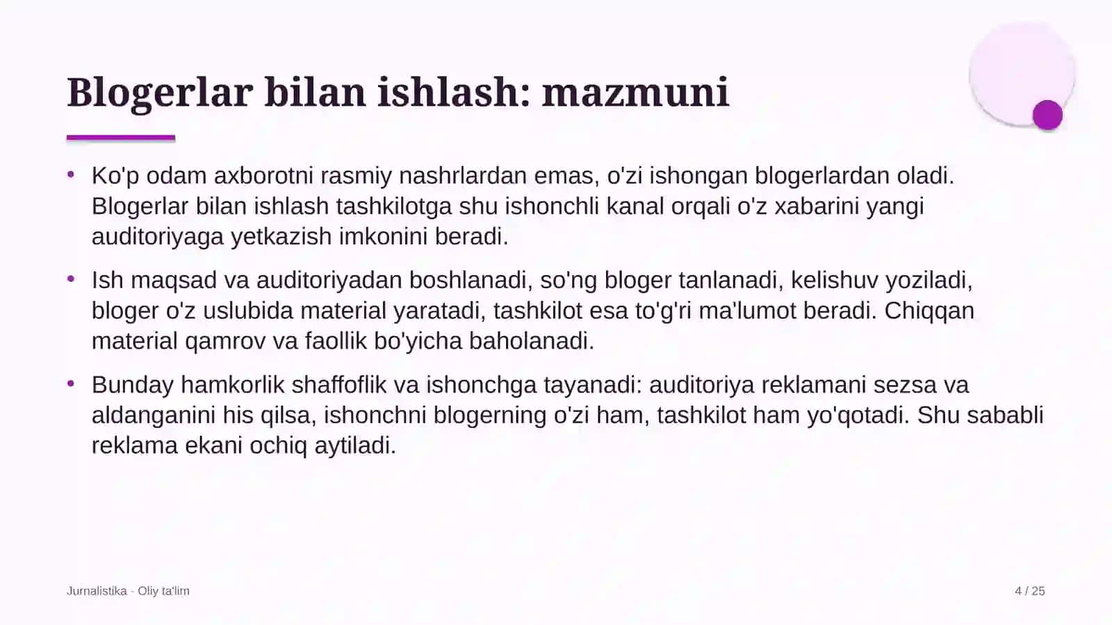 byudjet tashkilotlarida blogerlar bilan ishlash 3559 4