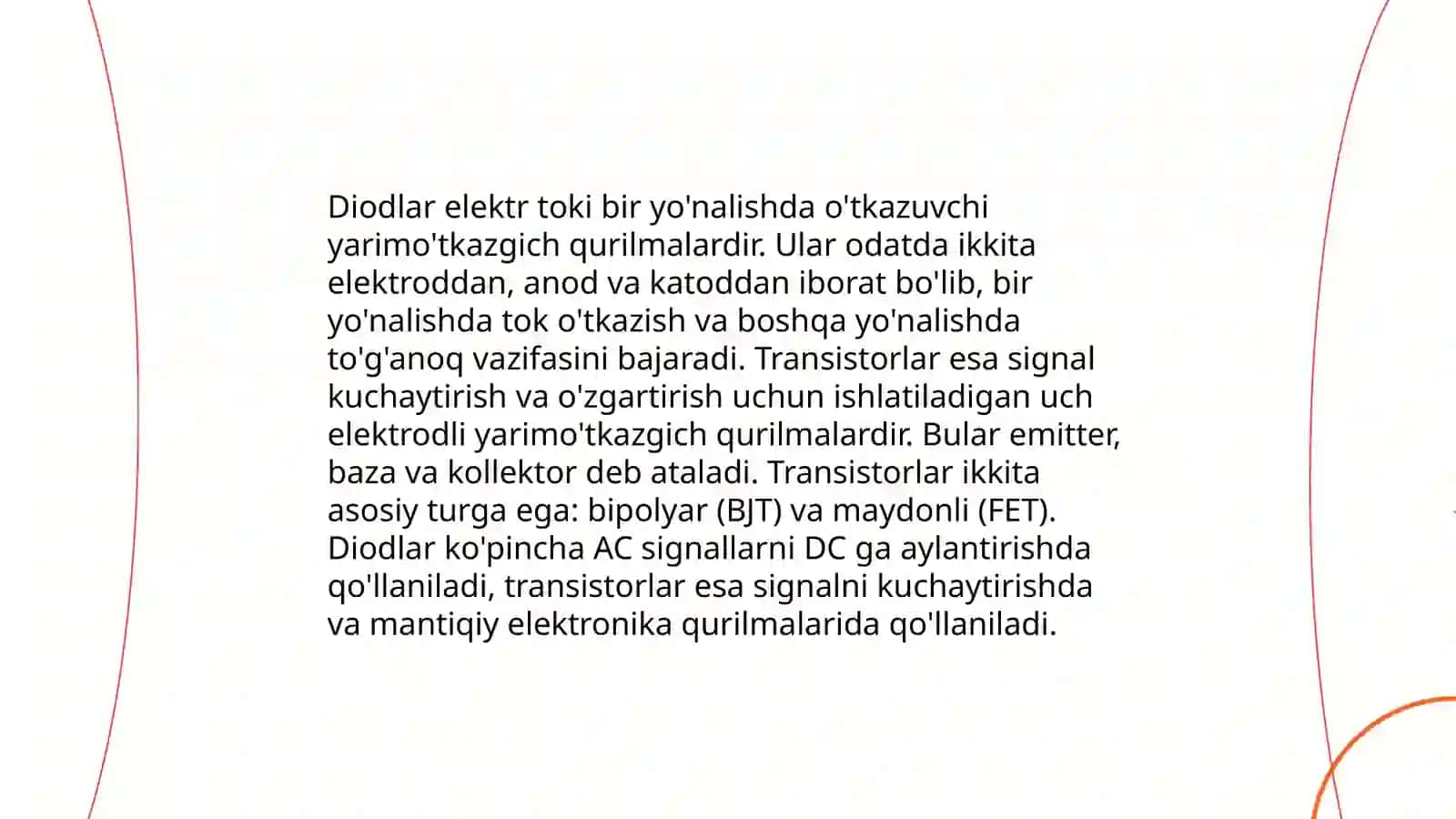 Elektronikka asoslari 4