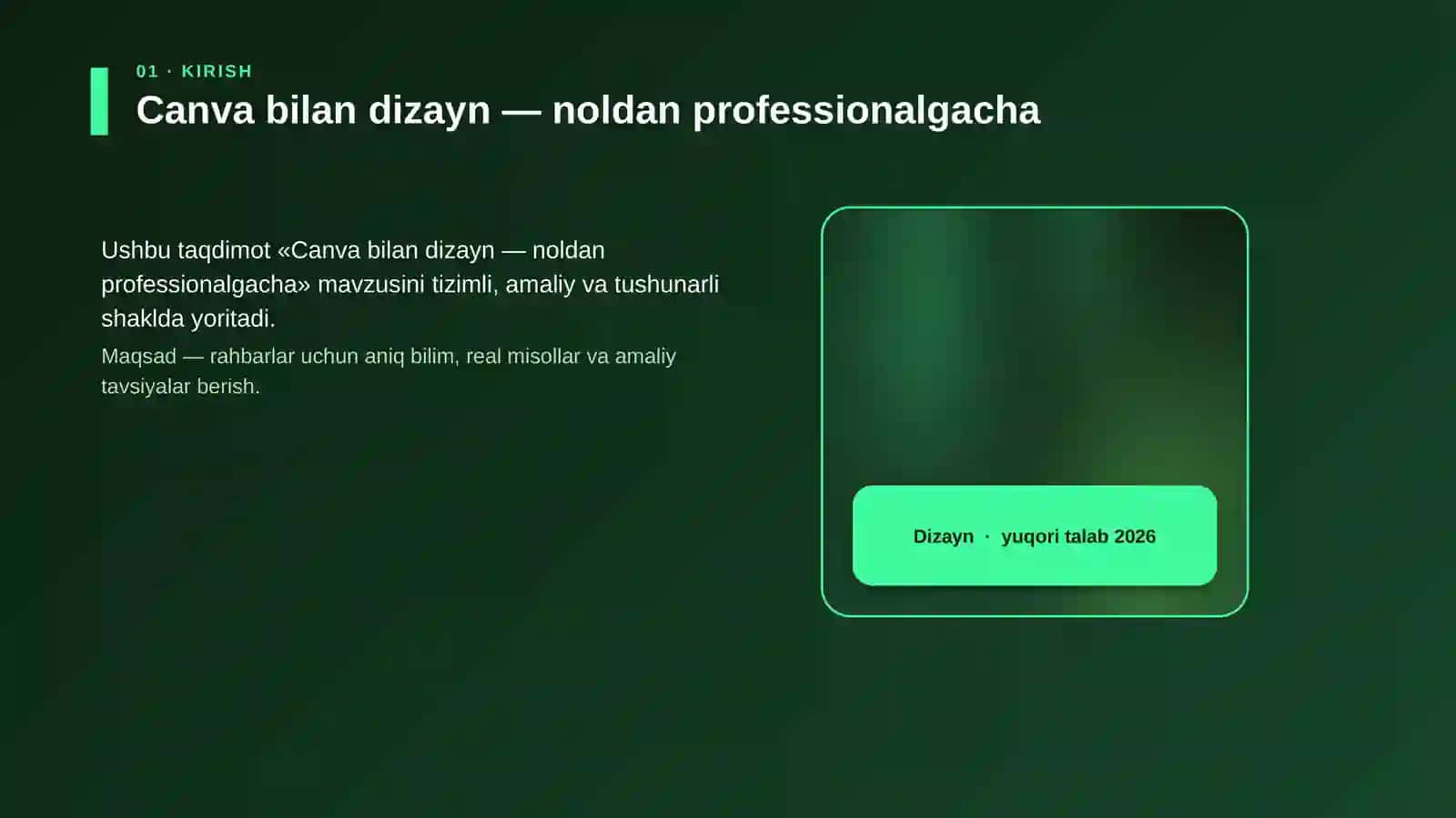 Canva bilan dizayn — noldan professionalgacha 4