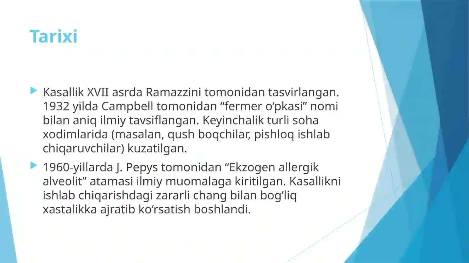 Ekzogen Allergik Alveolit 4