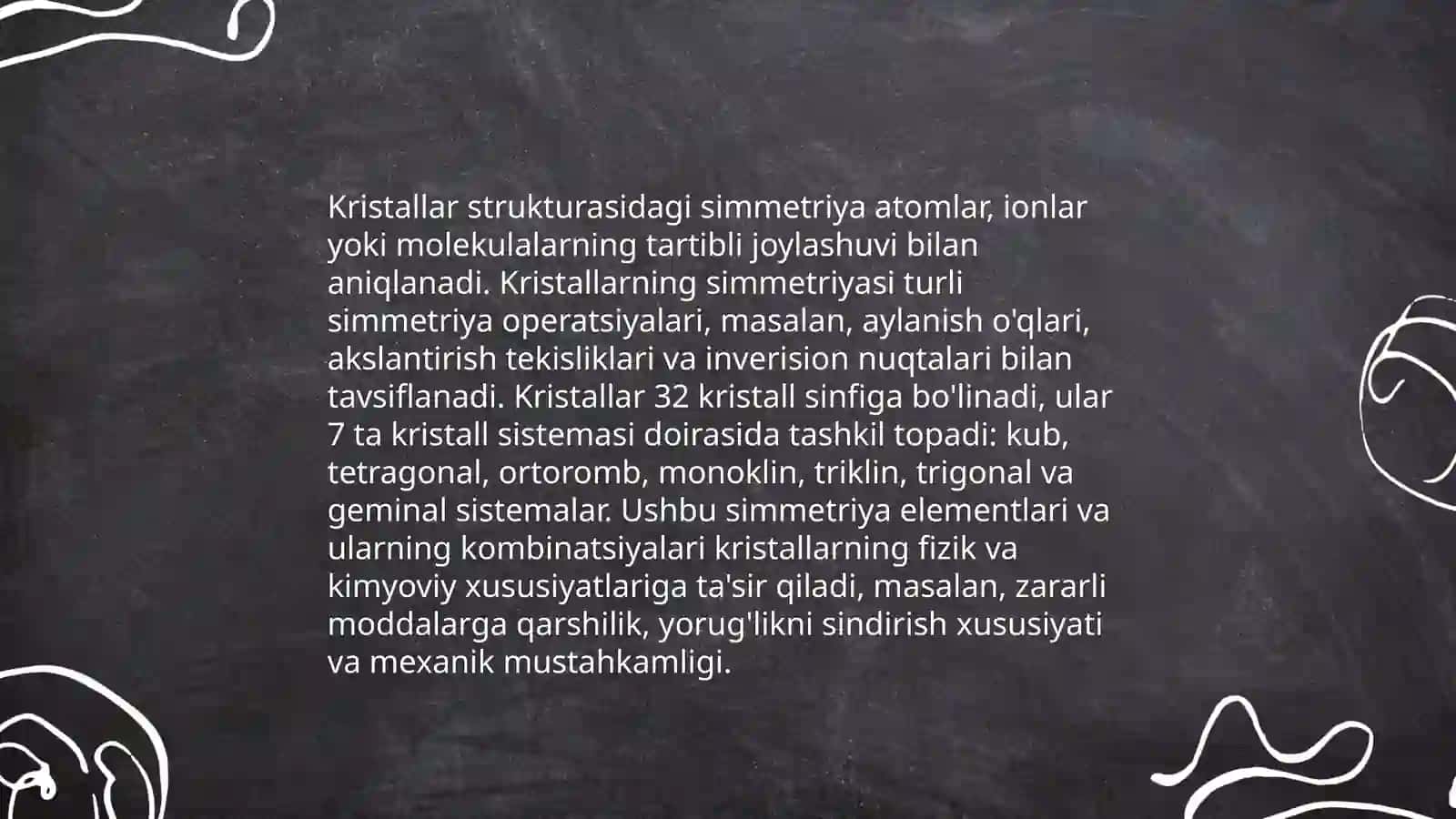 Tabiatdagi simmetriyalar 4