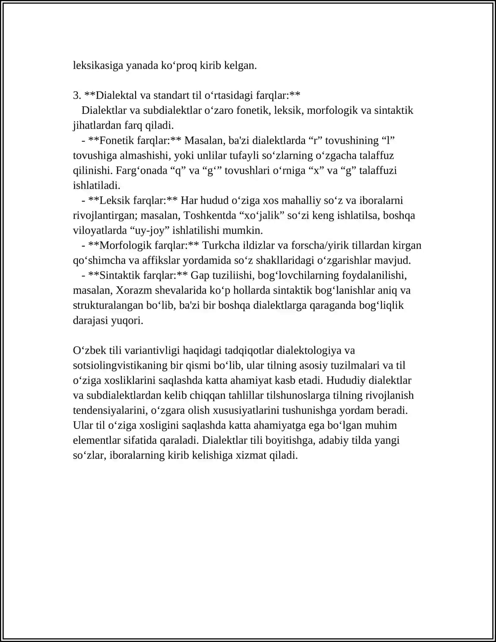 Oʻzbek tili variantivliki 4