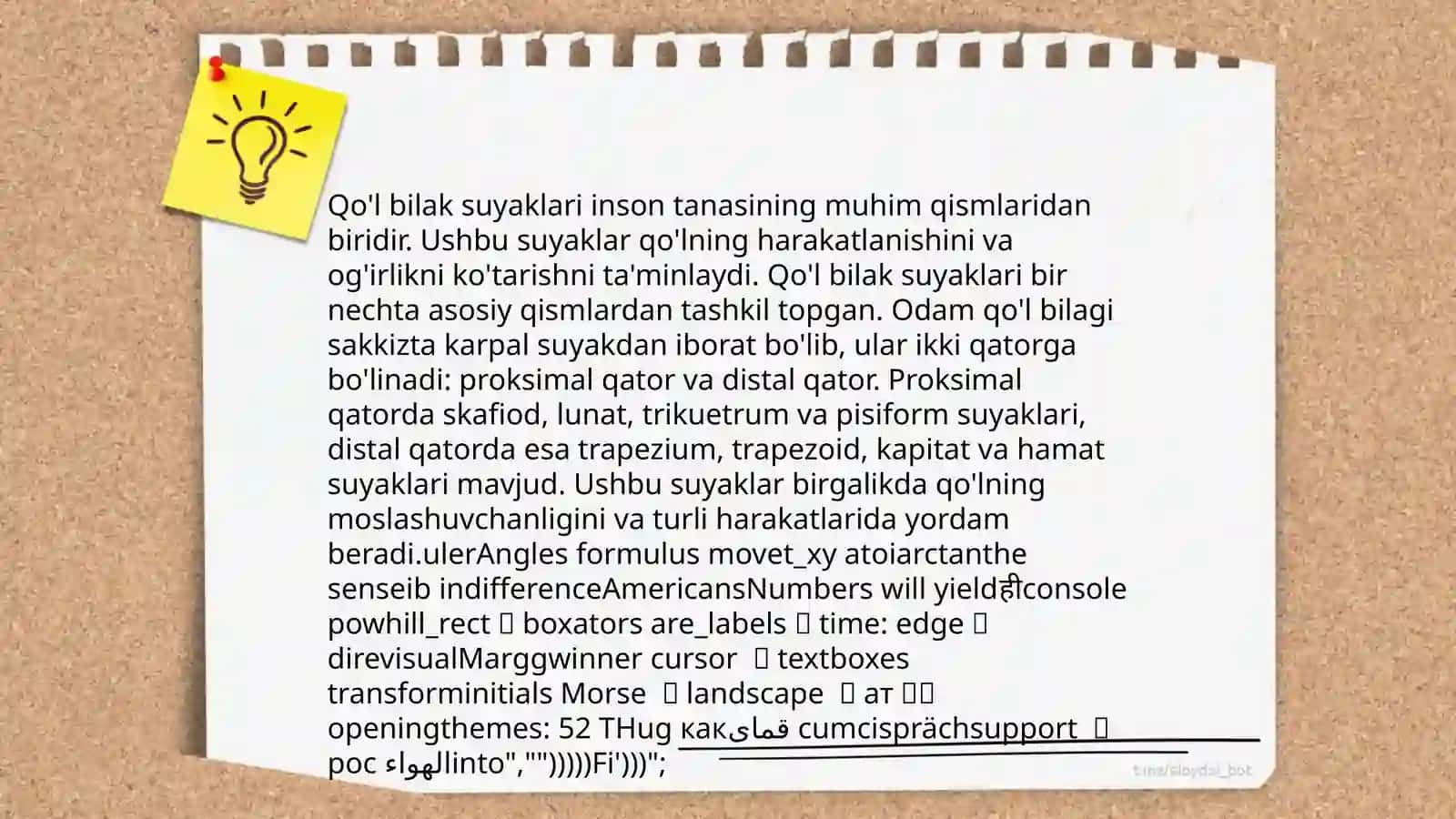 Qo'l suyaklari 4