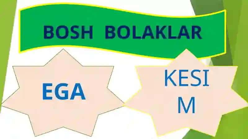 Gap bo’laklari 4