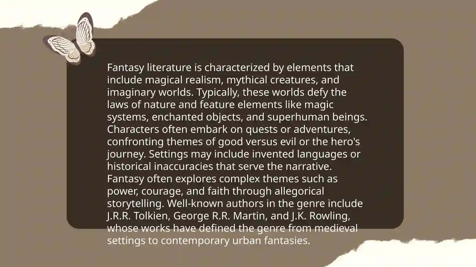 Characteristics of Science Fiction 4