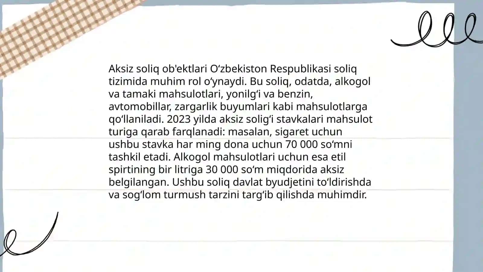 Aksiz soliqlari tarixi 4