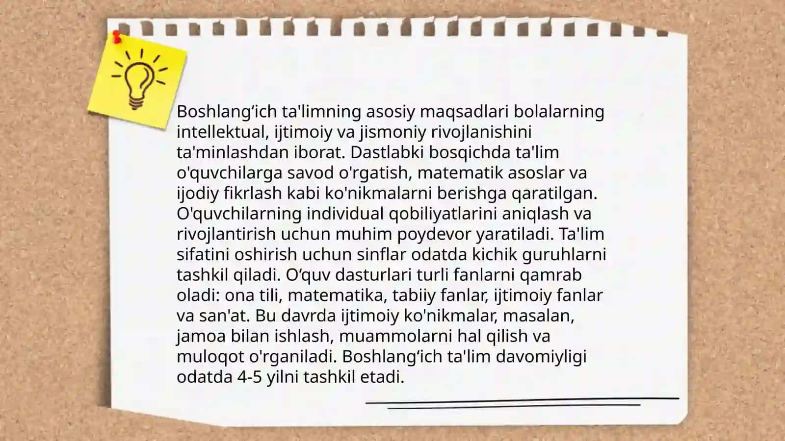 Boshlangʻich taʼlim mazmuni va mohiyati 4