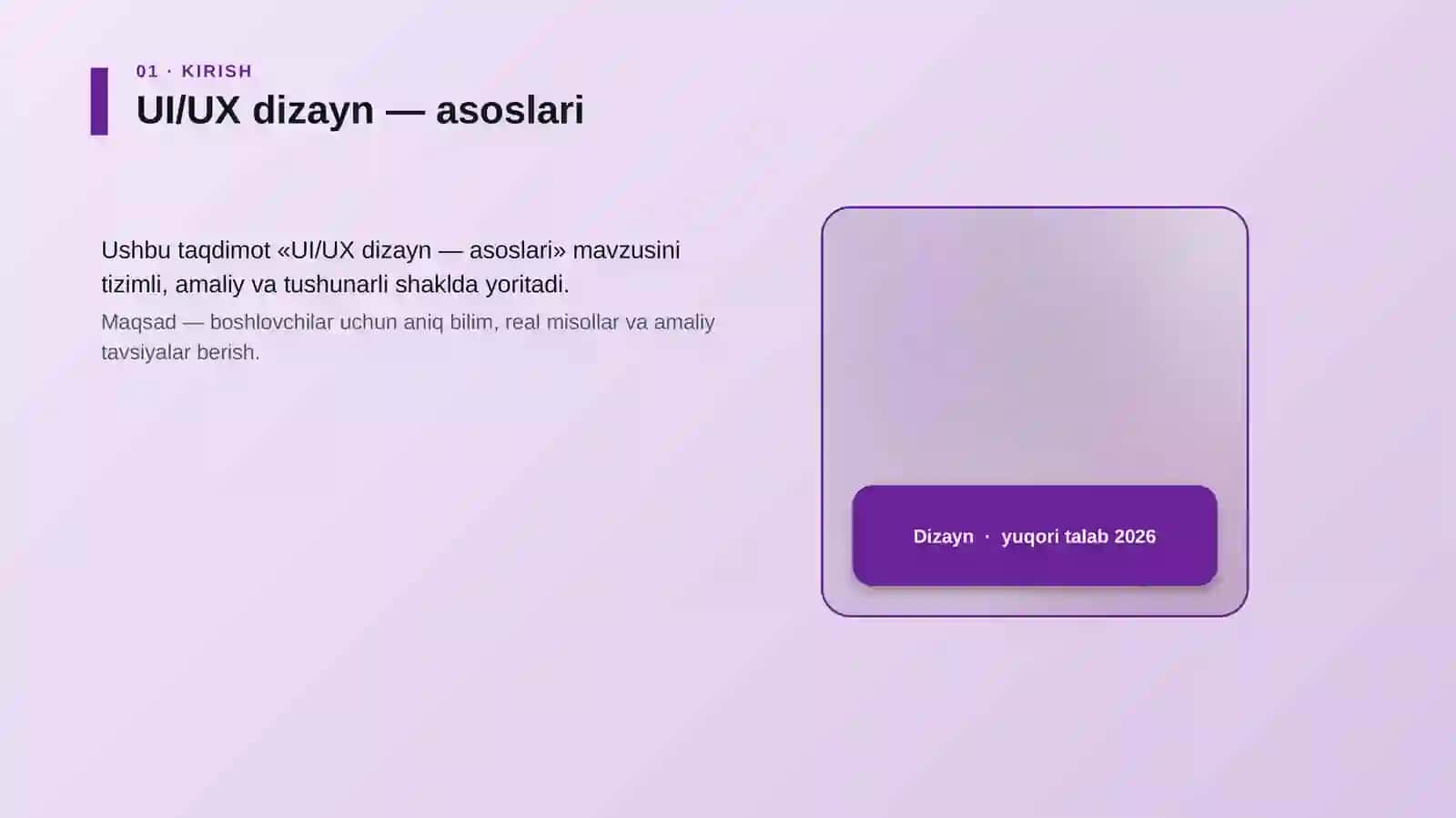 UI/UX dizayn — asoslari 4