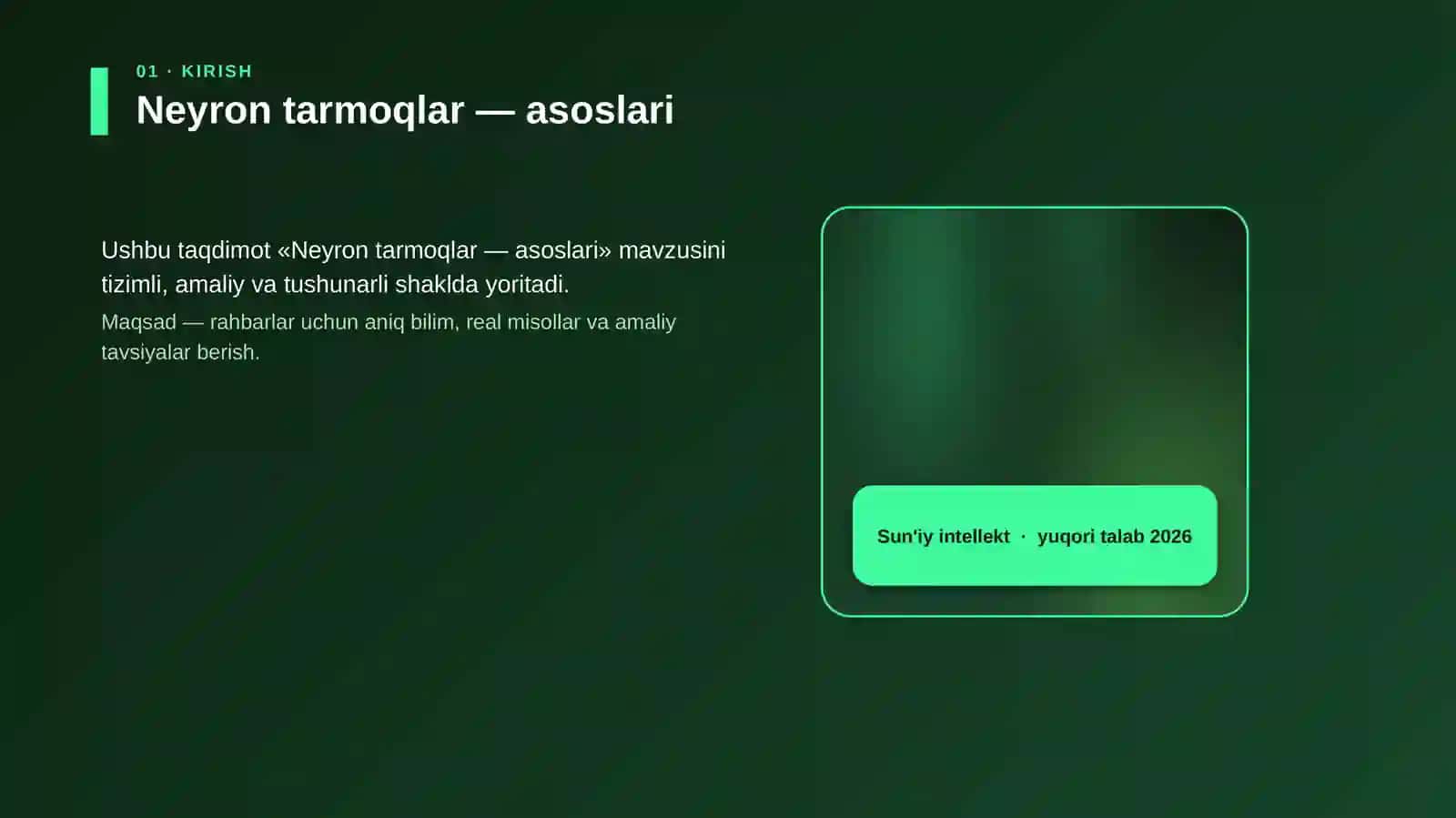 Neyron tarmoqlar — asoslari 4