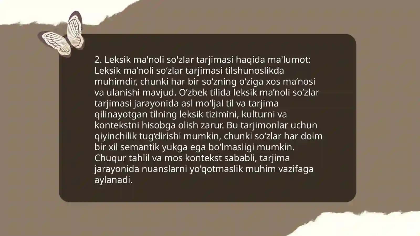 Mashina tarjimasining lingvistik muammolari 4
