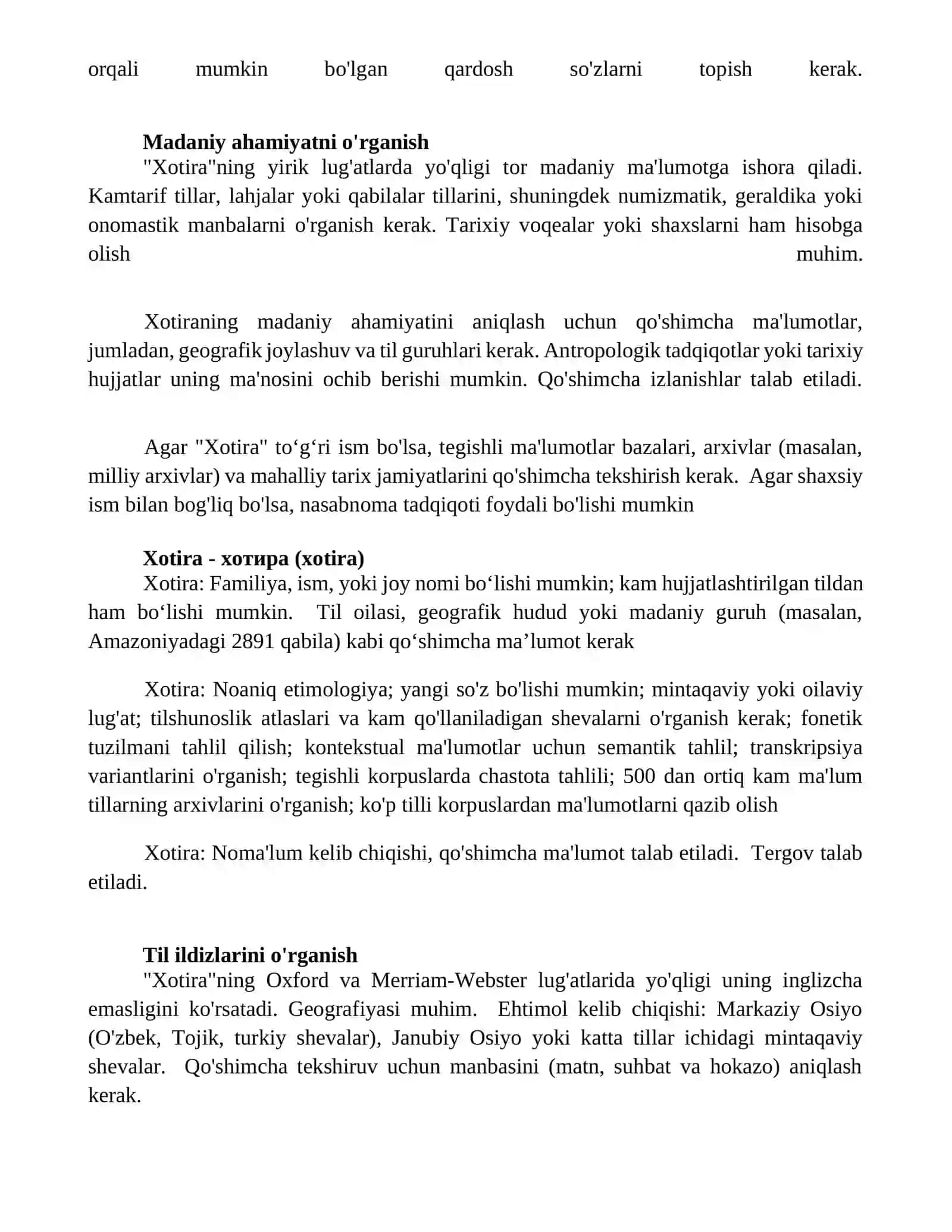 Xotira 4
