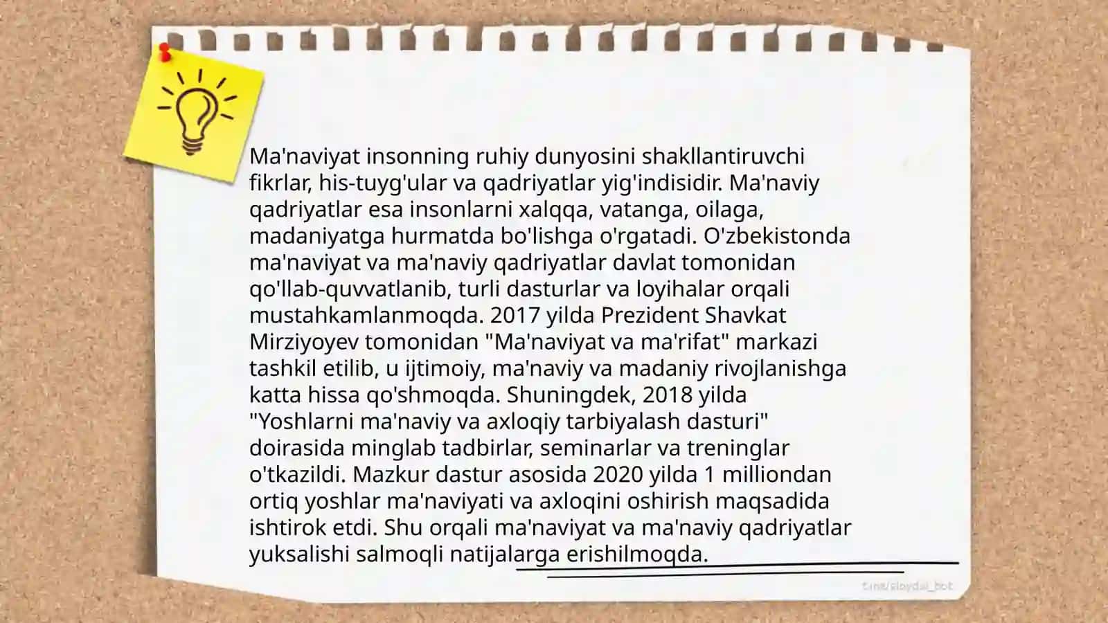 Milliy g’oya va ma’naviyat asoslari 4