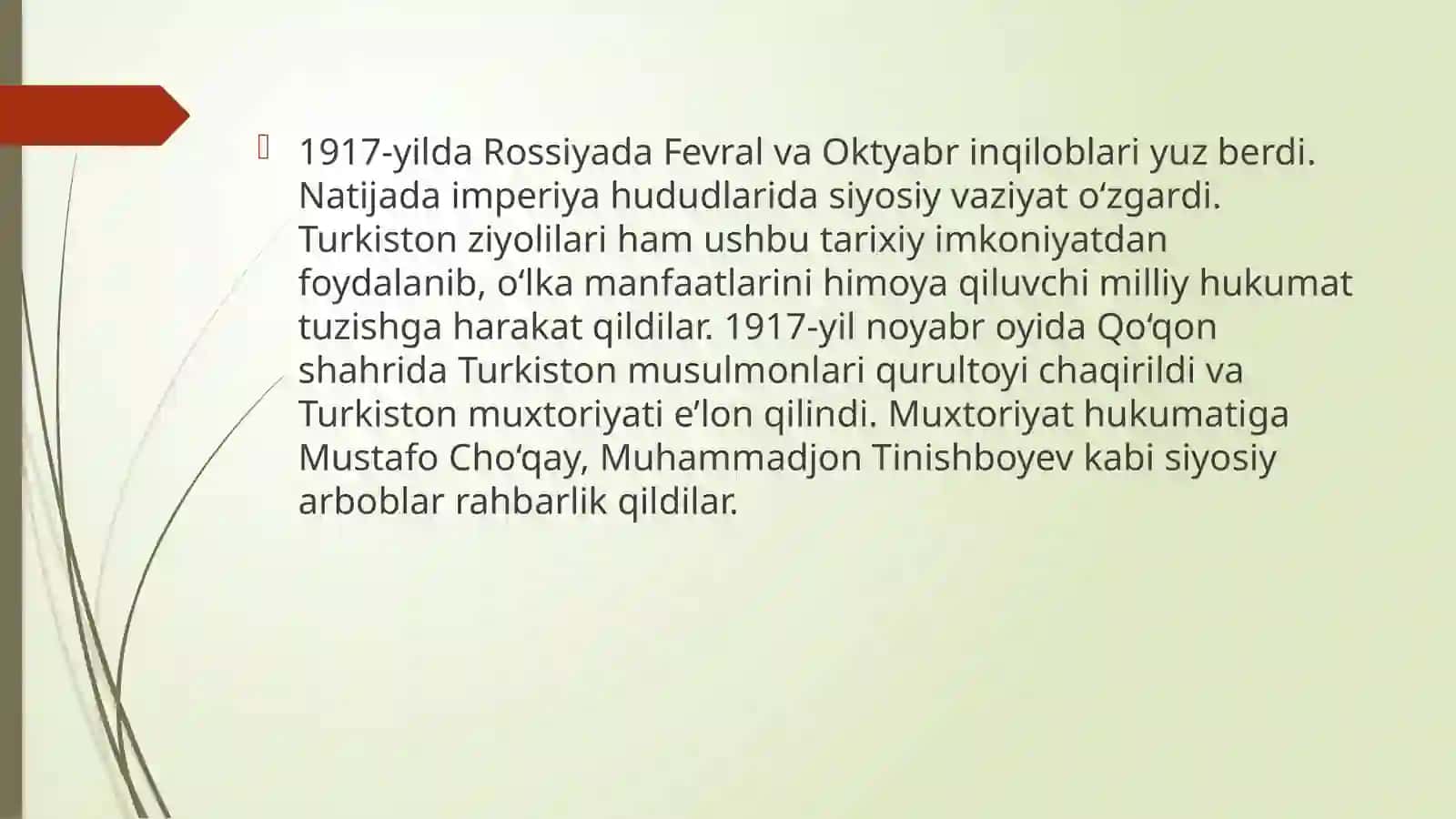 TURKISTON MUXTORIYATI VA UNING TARIXIY AHAMIYATI 4