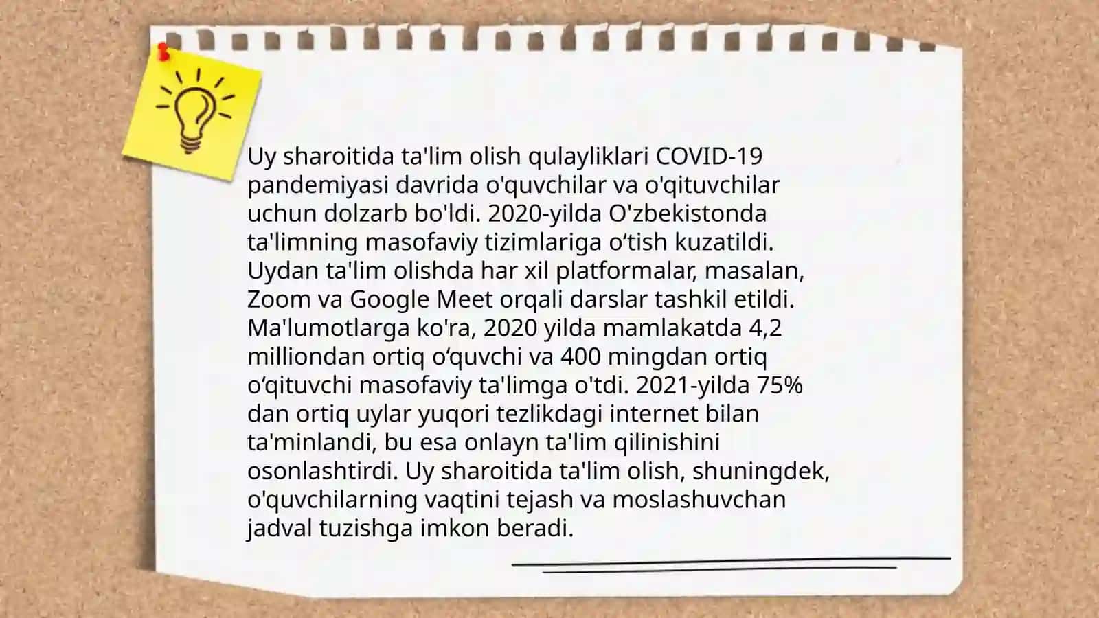 Masofaviy taʼlim imkoniyatlari va afzalliklari 4