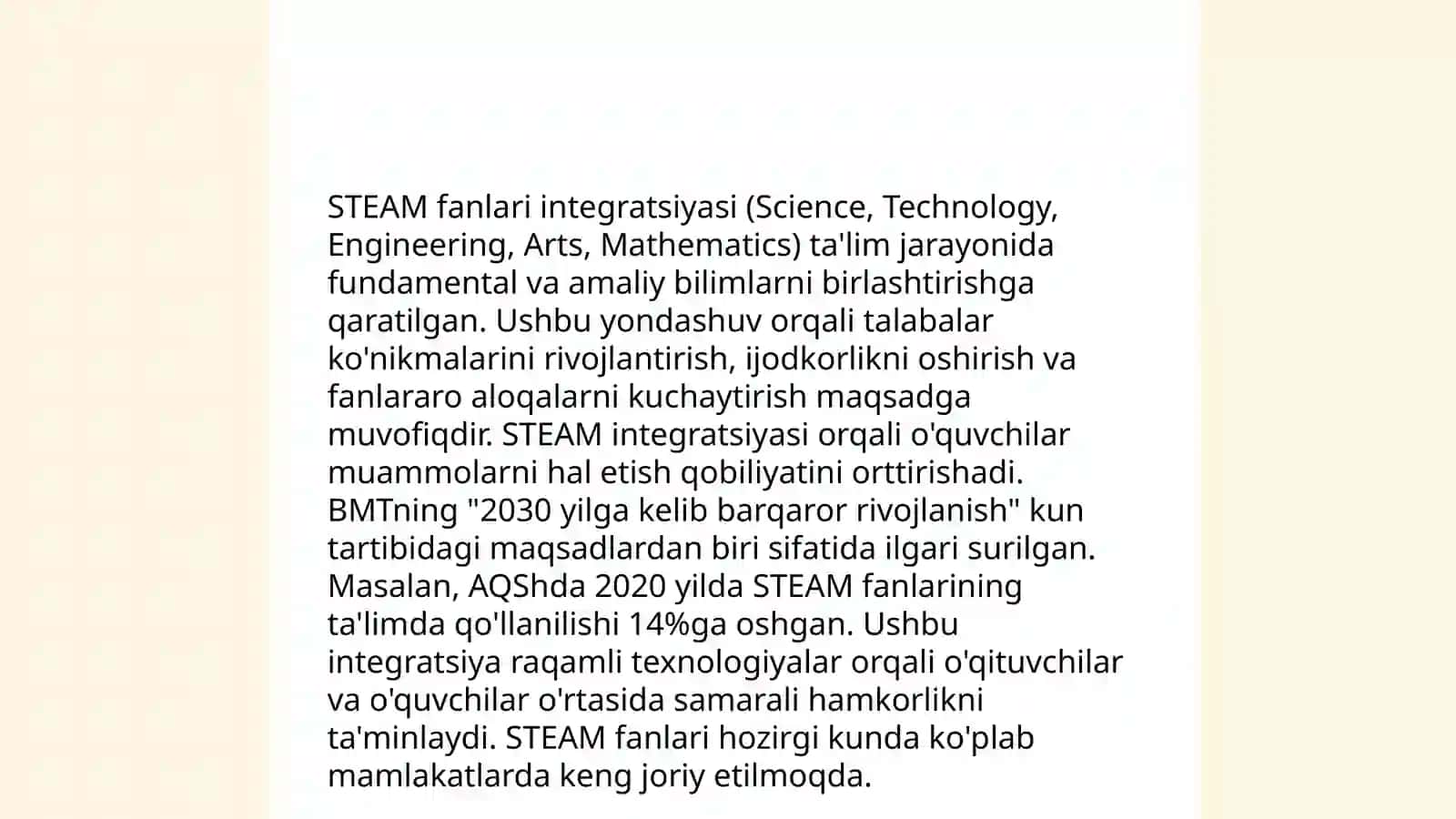 Koreada STEAM ta'lim tizimi 4