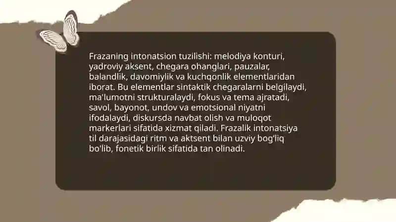 Nutqning fonetik boʻlinishi 4