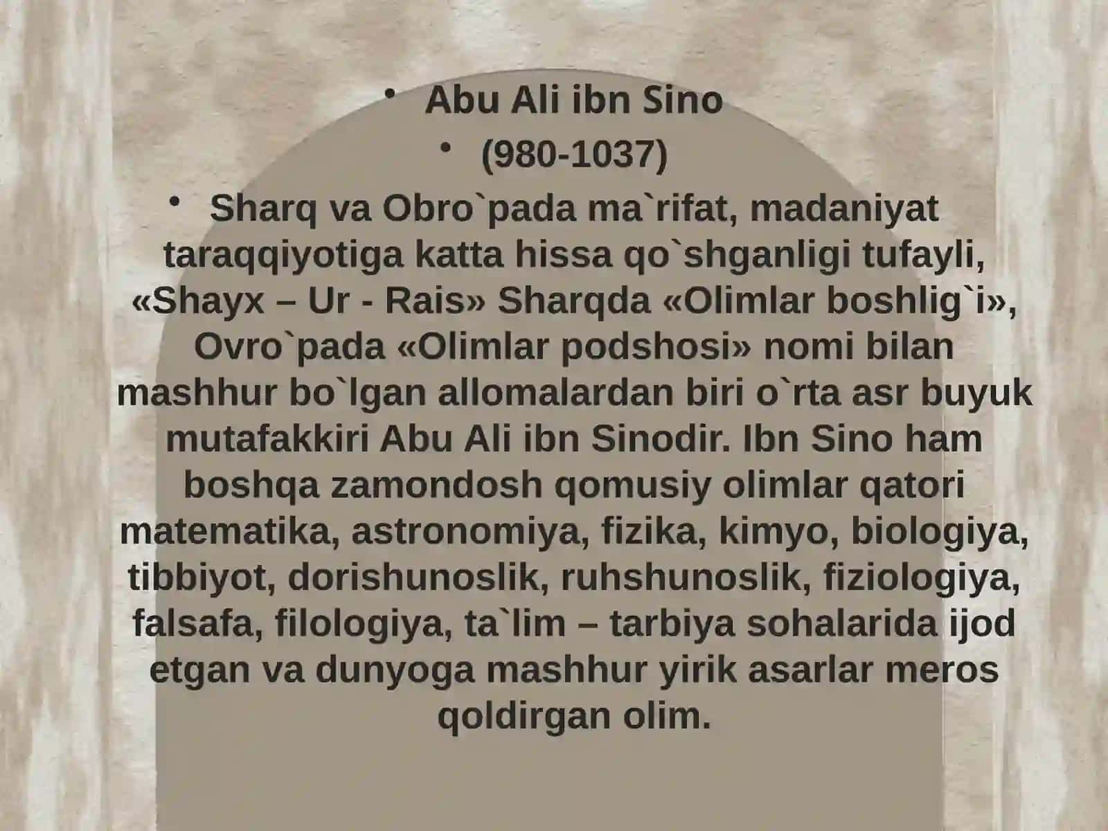 Ibn Sinoning axloqqa oid asarlari 4
