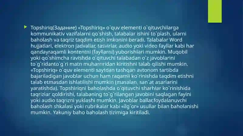 Kurs elementlarini shakllantirish 4