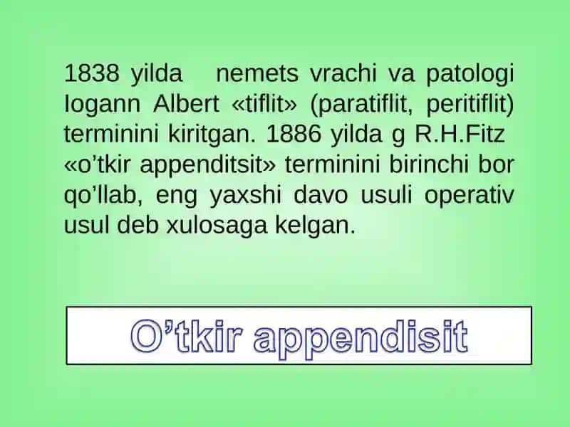 O’tkir appenditsit 4