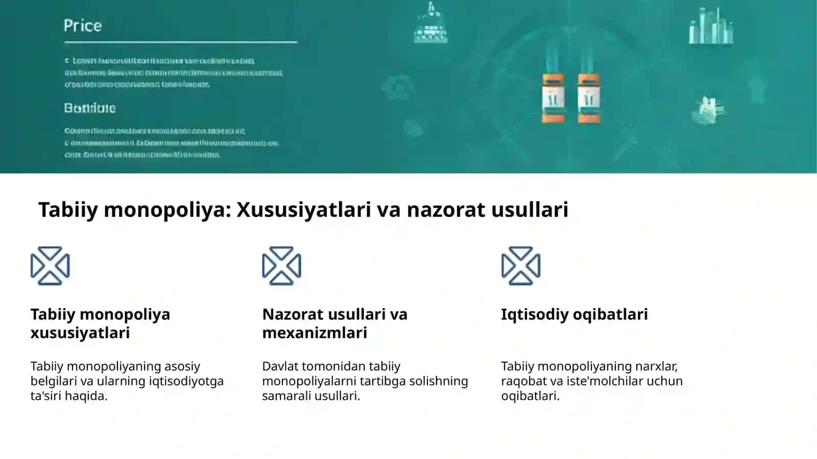 Raqobat va monopoliya: bozor kuchlari 4