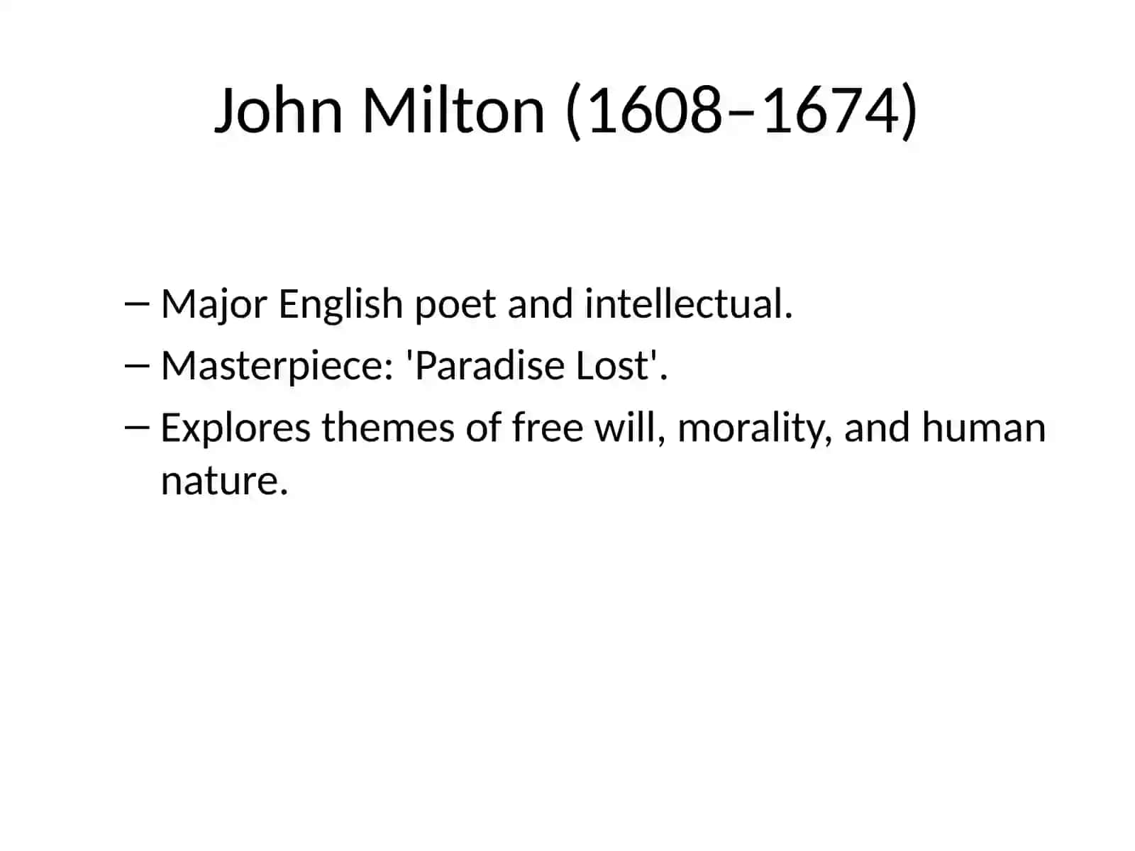 English Writers: An Overview 4