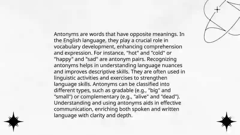 Synonyms and Antonyms 4