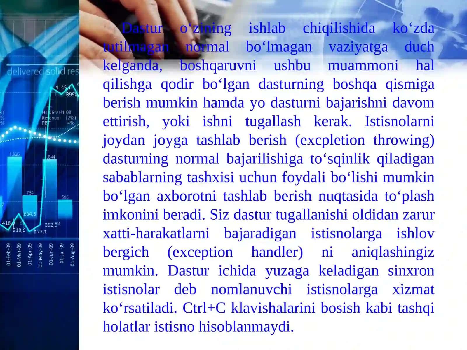 C++ da istisnolar bilan ishlash 4