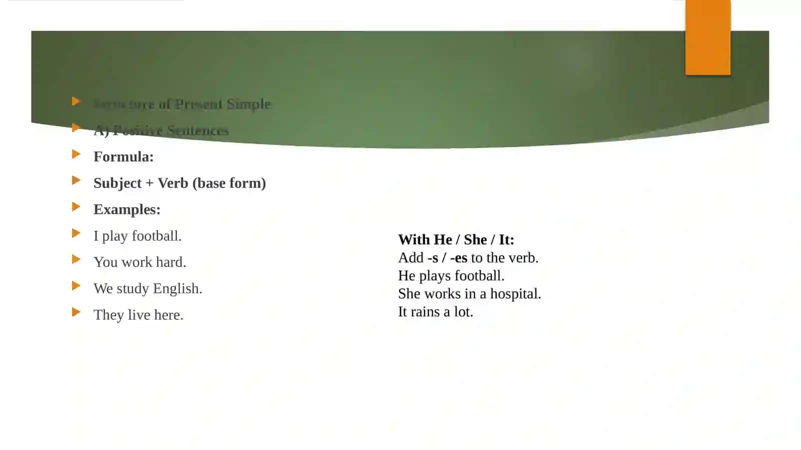 Present Simple Tense 4