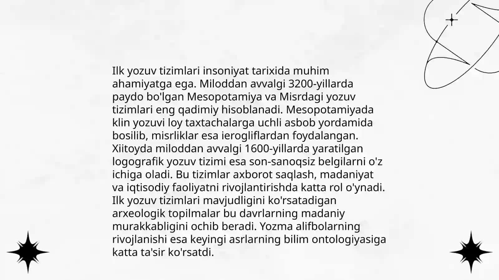 Yozuv va uning tarixi 4