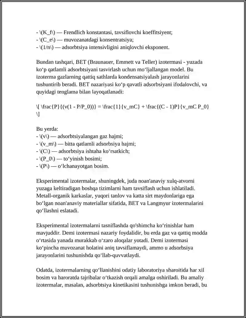EKSPERIMENTAL IZOTERMALAR 4
