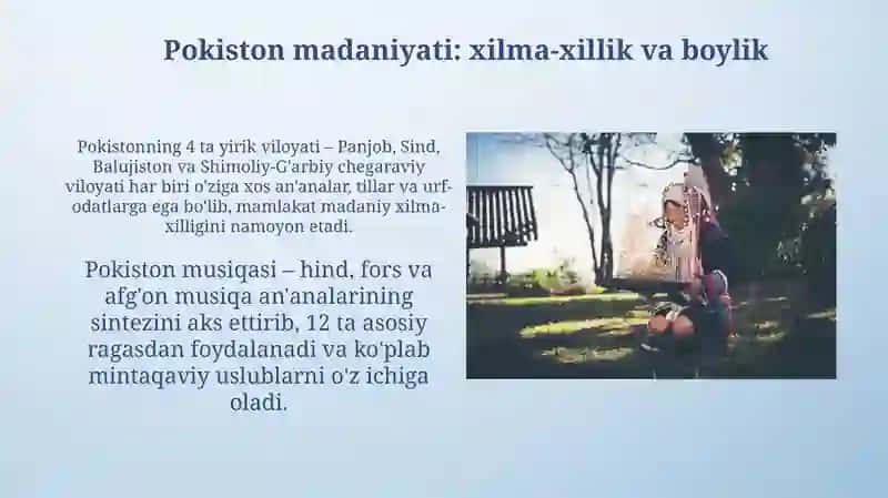 Afg'oniston vaPokistonmadaniyati 4