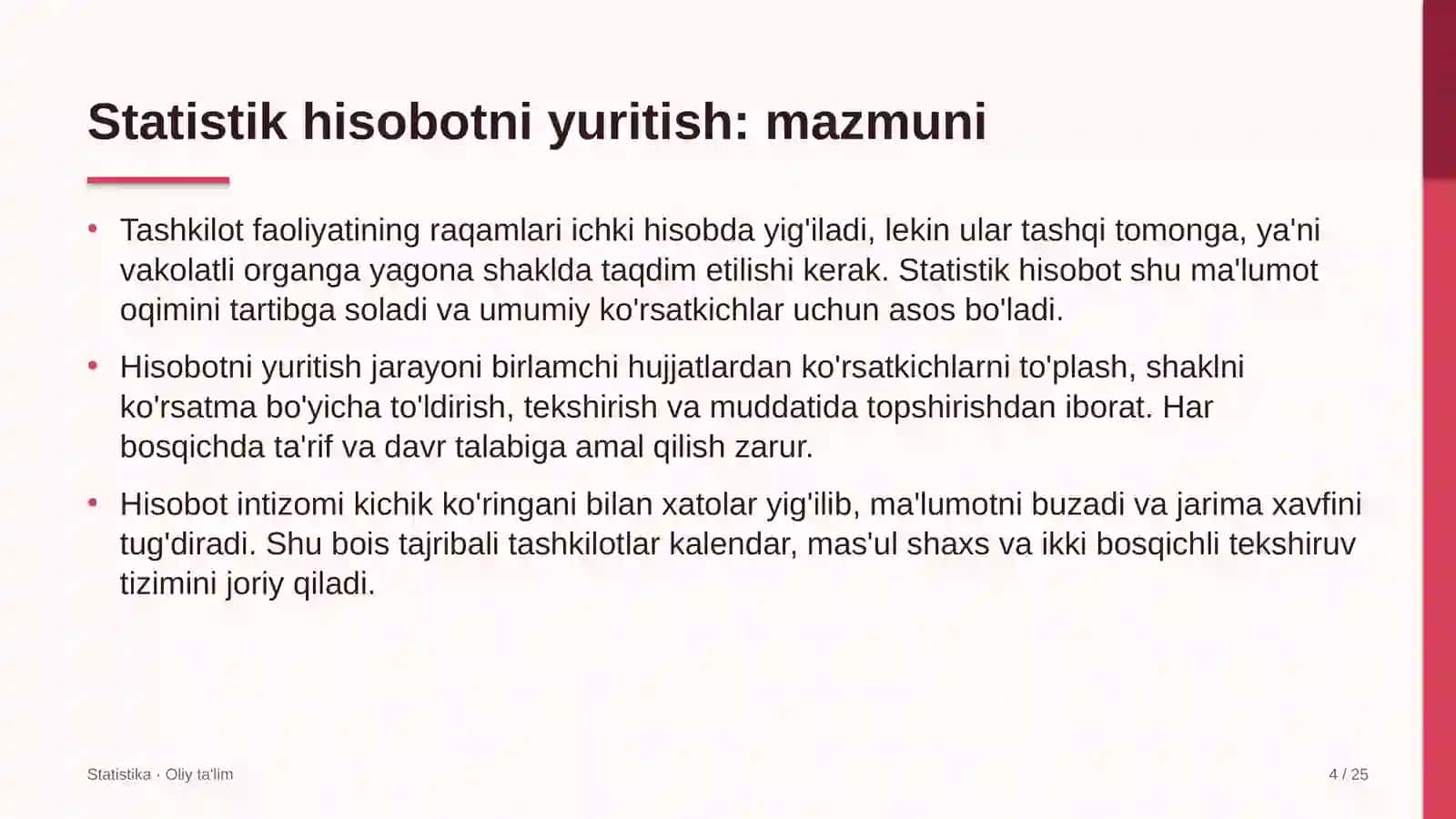 soatsozlik ustaxonalarida statistik hisobotni yuritish 6662 4