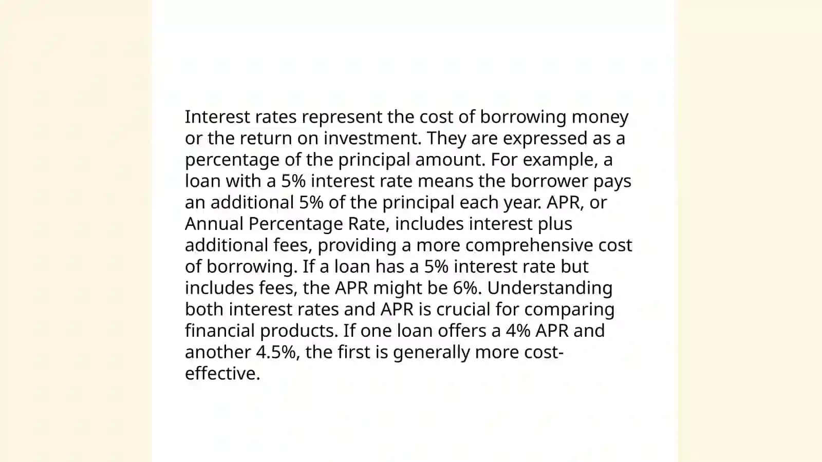 Loans and Credits 4