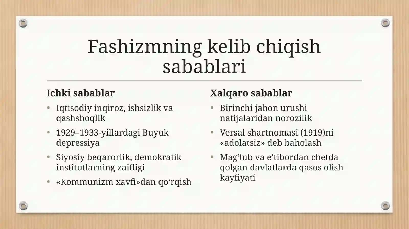 Fashizm va Yevropada xalqaro munosabatlar 4