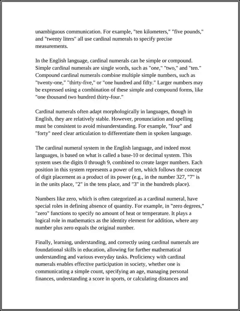 CARDINAL AND ORDINAL NUMERALS 4