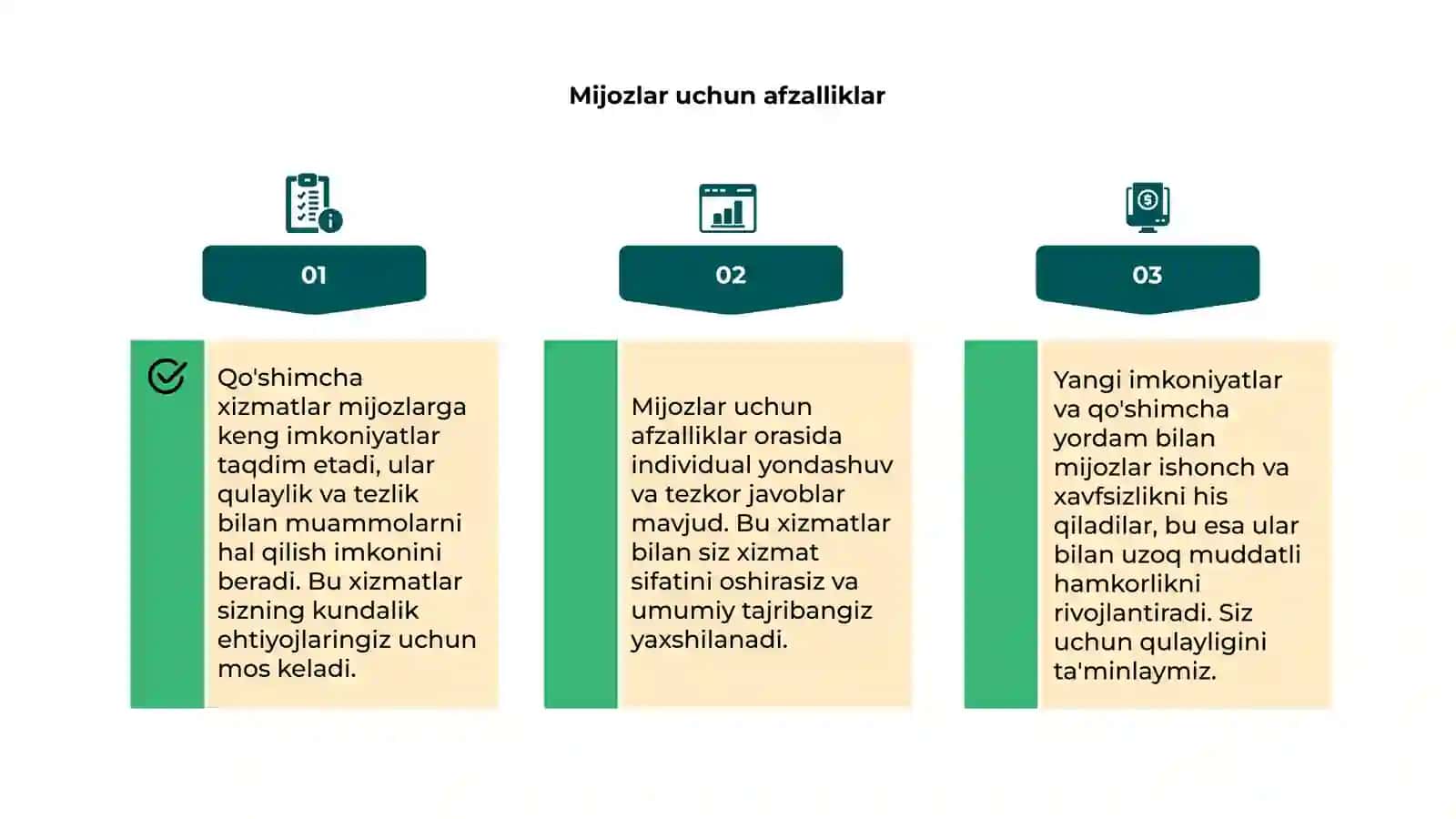 Qo'shimcha xizmatlar 4