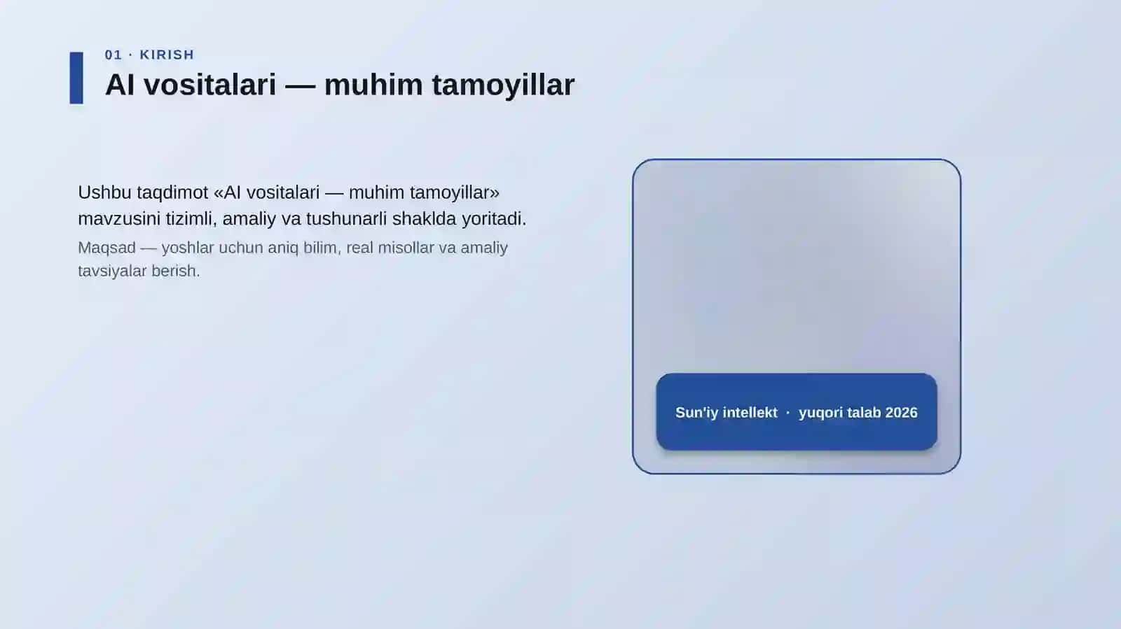 AI vositalari — muhim tamoyillar 4