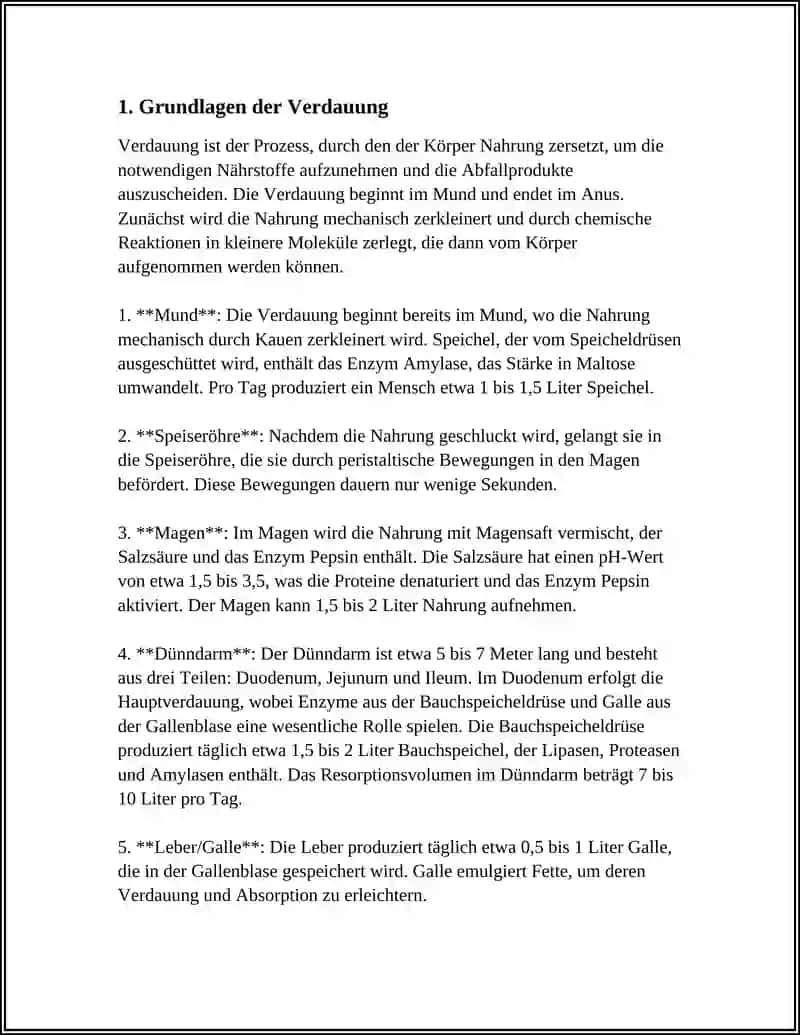 VERDAUUNG 4