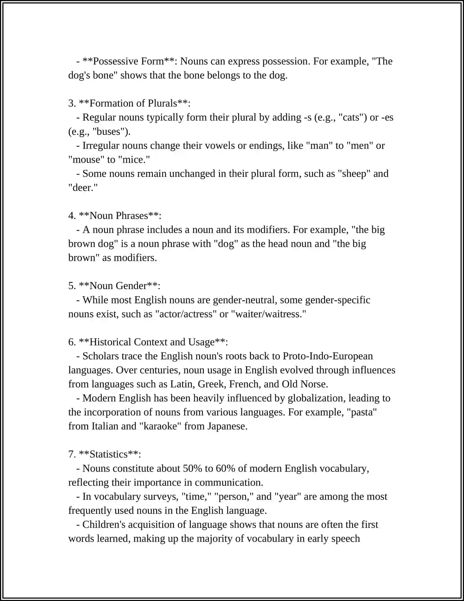 WORD CLASSES IT'S IN STRUCTURES 4