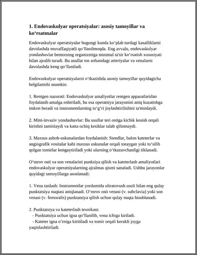 ENDOVASKULYAR OPERATSIYALAR 4