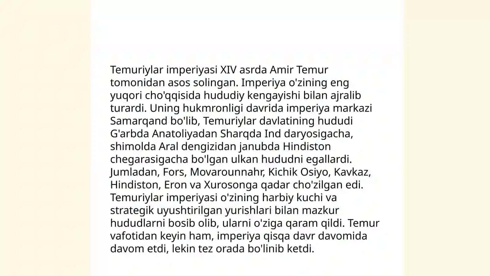 Temuriylar imperiyasi 4