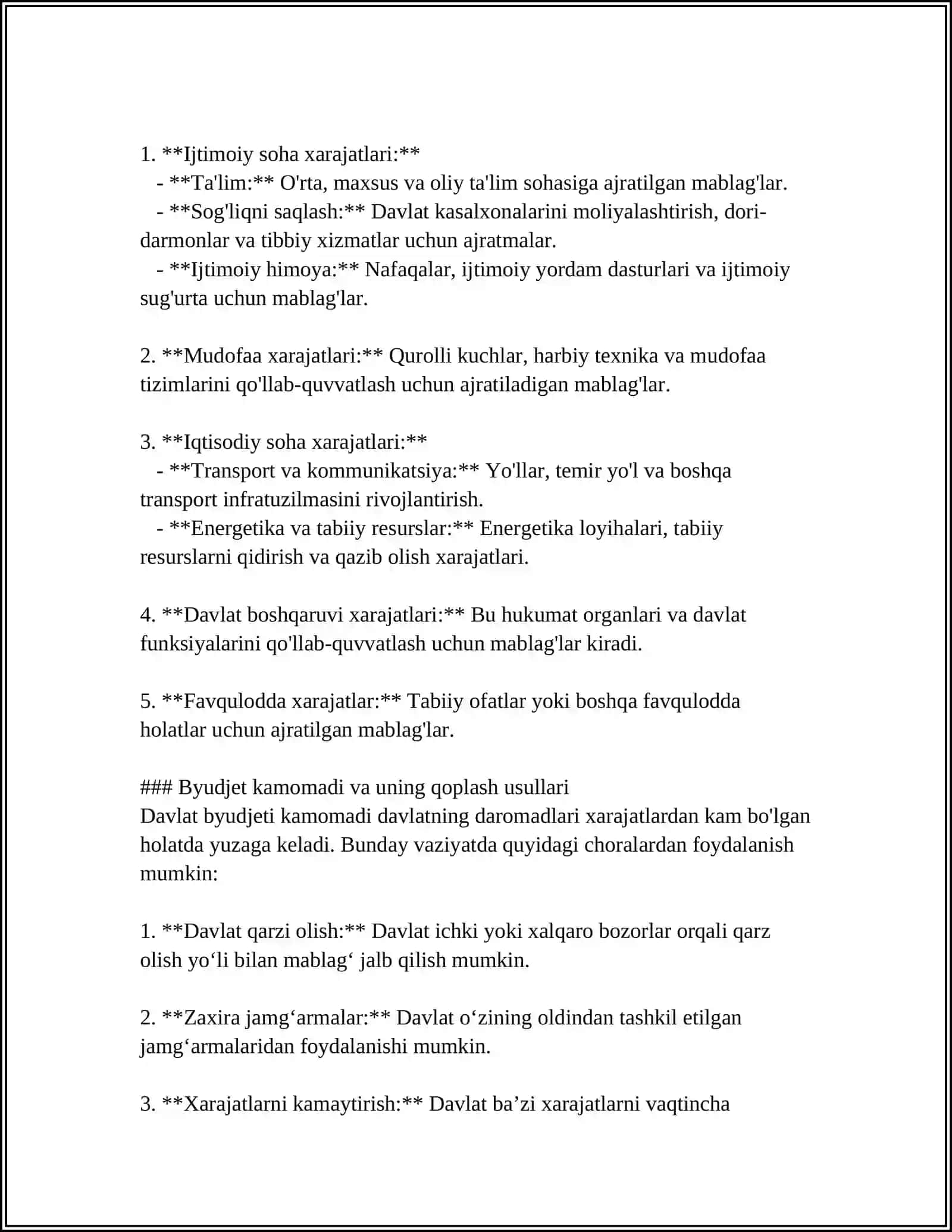 Davlat byudjetining tarkibi 4