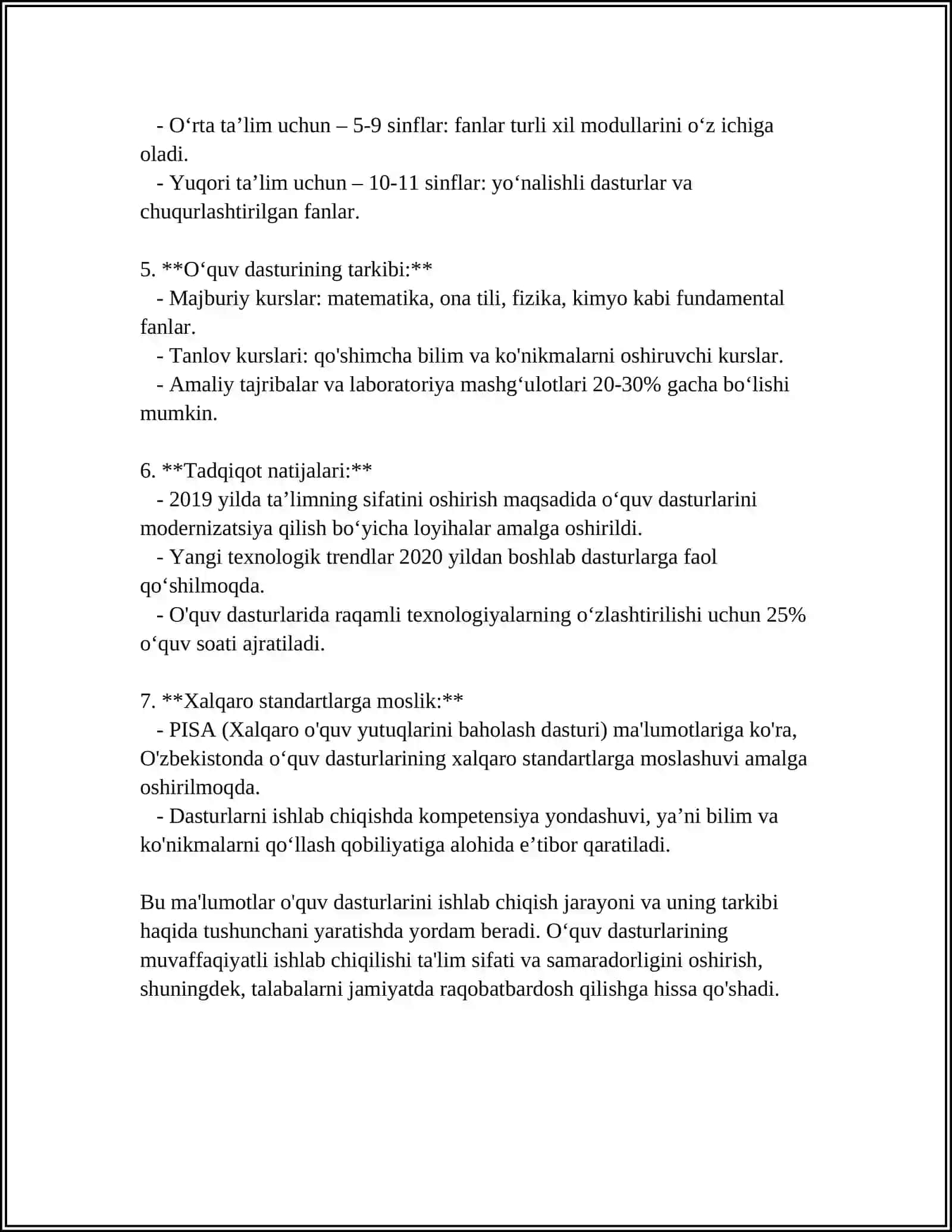ÒQUV ISHLARINI TASHKIL ETISH JARAYONLARI 4