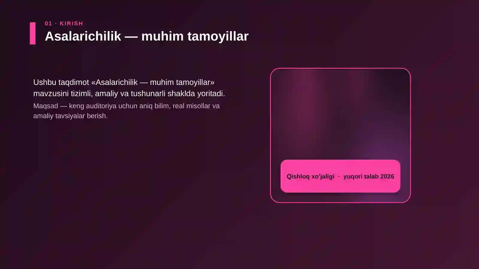 Asalarichilik — muhim tamoyillar 4