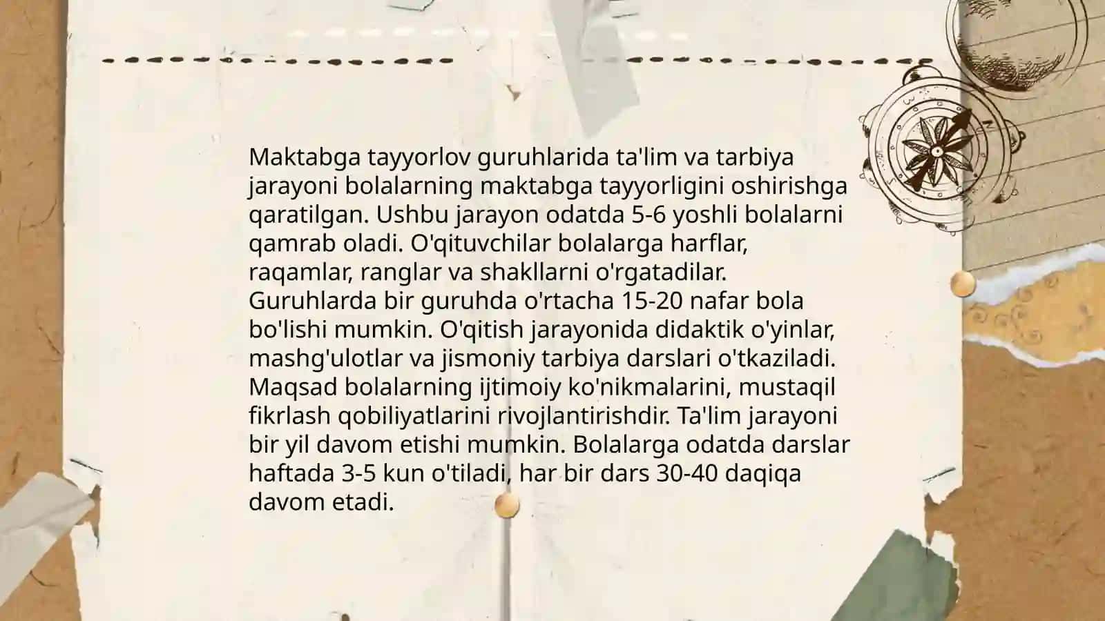 Bolalarni maktabga tayyorlash metodikasi va fanining maqsad va vazifalari 4