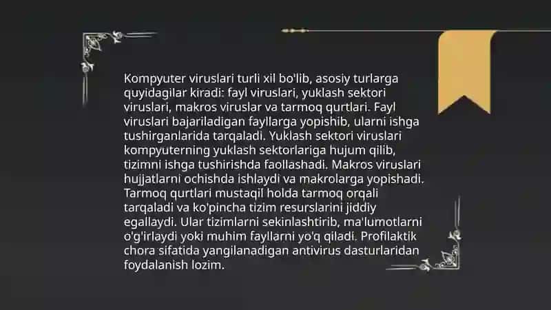Kompyuter viruslarining kelib chiqish tarixlari 4